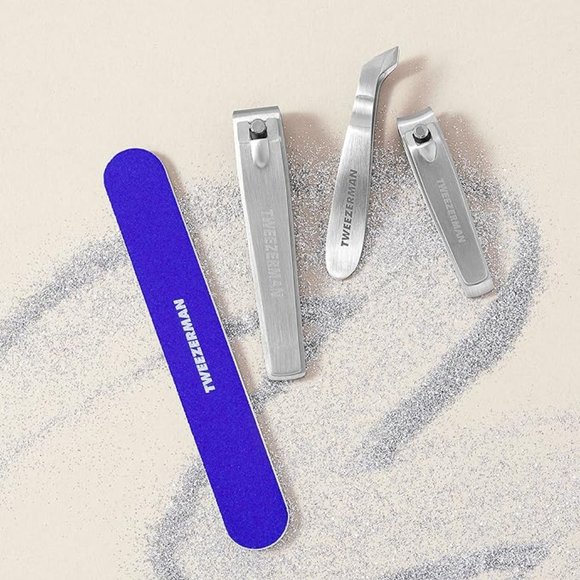 Tweezerman 4 Piece Stainless Steel Nail Grooming Gift Set - Picture 1 of 6